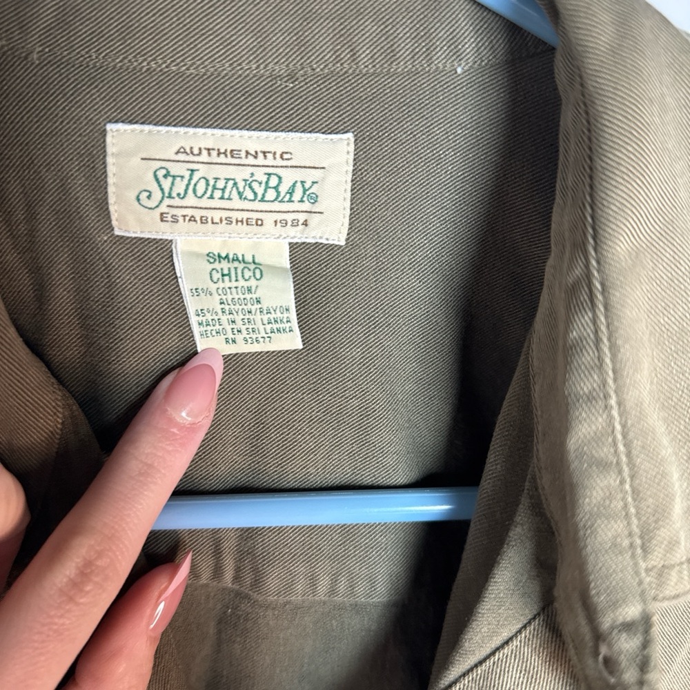 St. John's Bay Khaki Outerwear